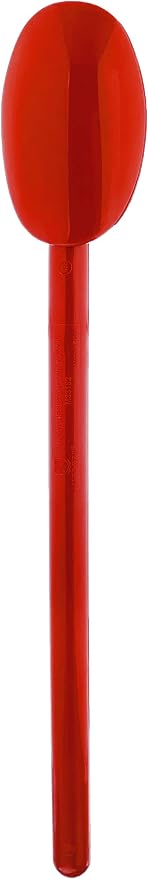 Mercer Culinary Hell's Tools Hi-Heat Mixing Spoon, 12 Inch, Red