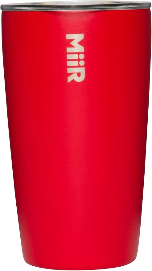 MiiR Tumbler, 12oz | Insulated Stainless Steel with Press Fit Slide Lid – Splash Proof Design, Holds Hot & Cold Beverages, Cup Holder Compatible