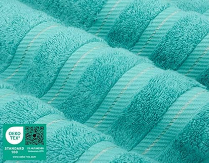 American Soft Linen 100% Cotton Luxury Turkish Towels, 4 PC Hand Towel Set