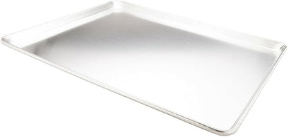 Restaurantware Met Lux 18 x 26 Inch Full Size Baking Sheet 1 Heavy-Duty Cookie Sheet - Evenly Bakes Treats Make Pastries Pizzas or Cookies Aluminum Sheet Pan For Commercial or Home Use