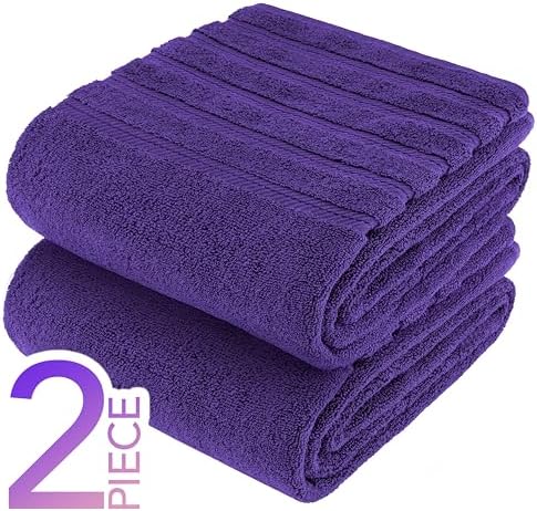 American Soft Linen 100% Cotton Luxury Turkish Towels, 2PC 35x70 Bath Sheet