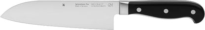 WMF Santoku Chef's Knife Spitzenklasse Plus Length 32 cm Blade Length 18 cm Performance Cut Made in Germany Forged Special Blade Steel Seamlessly Riveted Plastic Handle