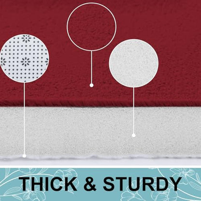 Smiry Memory Foam Bath Mat 30x20, Extra Soft and Absorbent Bathroom Rugs