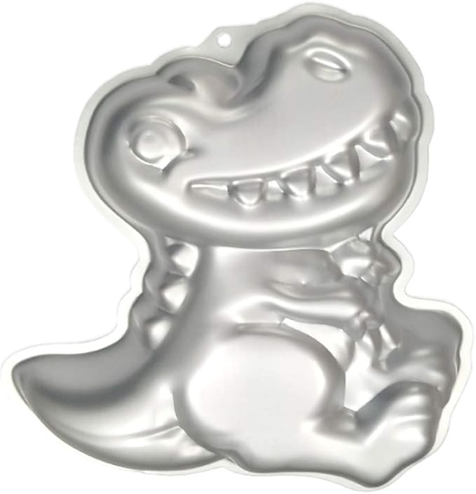 Dinosaur Shape Cake Pan, 3D Birthday Cake Pan, Aluminum Alloy Cake Molds Nonstick Baking Tools