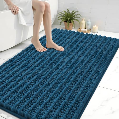 Arotive Bathroom Rugs Mat 44x32, Soft Absorbent Chenille Shaggy Bath Mat
