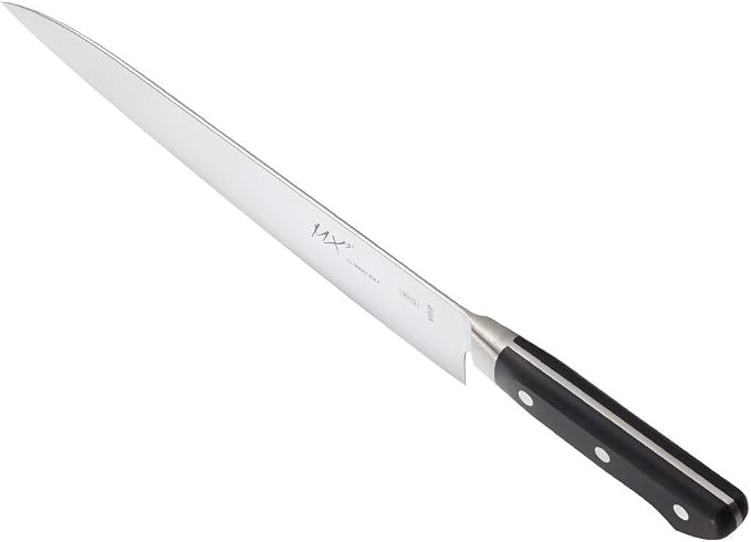 Mercer Culinary MX3 Premium San Mai VG-10 Steel Core Blade Gyuto Chef Knife, 240mm 9 1/2 Inch,Black