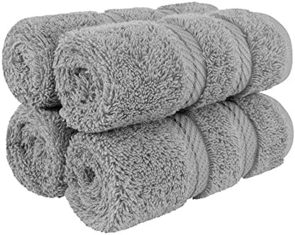 American Soft Linen 100% Cotton Luxury Turkish Towels, 4 PC Washcloth Set