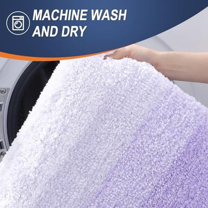 OLANLY Large Bathroom Rugs 60x40, Extra Soft Absorbent Microfiber Bath Rugs