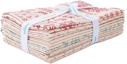 Riley Blake Piece & Plenty by Lori Holt of Bee in My Bonnet and It’s So Emma, Perfect for Quilting, Apparel, DIY Crafting, and Home Decor (Latte 1-Yard Bundle)