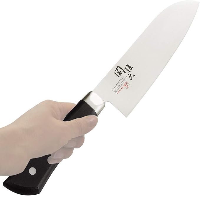 Kai Corporation KAI AB5429 Seki Magoroku Honoka Small Santoku Knife, 5.7 inches (145 mm), Made in Japan
