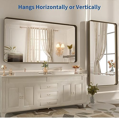 WEER Bronze Bathroom Vanity Mirror 55X30 Inch