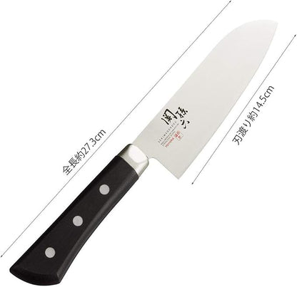 Kai Corporation KAI AB5429 Seki Magoroku Honoka Small Santoku Knife, 5.7 inches (145 mm), Made in Japan