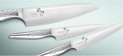 Kai KAI AB5168 Nakiri Kitchen Knife, Seki Magoroku Artisan 6.5 inches (165 mm), Made in Japan