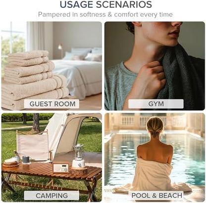 Comfort Spaces 12 Pc Towel Set, 100% Cotton Zero Twist, Indigo Navy Blue