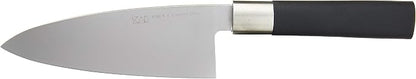 Kai PRO Wasabi Deba Knife 6", Traditional Japanese Knife for Fish and Poultry, Stainless Steel Blade, Comfortable Handle, Handcrafted Japanese Kitchen Knives