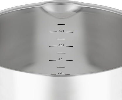 Rösle EXPERTISO Cookware Collection 9.5 in. Stainless Steel Stock Pot