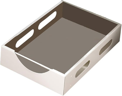 Pull Out Cabinet Organizer - Smoothly Sliding Drawers for Cabinet Carbon Steel Sturdy Slide Out Drawers for Kitchen Cabinet, Pantry, Bathroom (White)