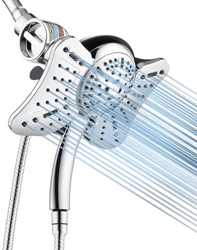 GRICH Shower Head with Handheld Spray - Dual High Pressure Showerhead