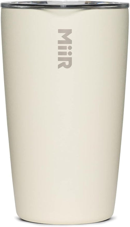 MiiR Tumbler, 12oz | Insulated Stainless Steel with Press Fit Slide Lid – Splash Proof Design, Holds Hot & Cold Beverages, Cup Holder Compatible
