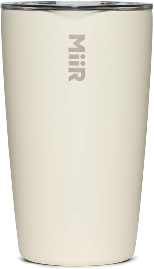 MiiR Tumbler, 12oz | Insulated Stainless Steel with Press Fit Slide Lid – Splash Proof Design, Holds Hot & Cold Beverages, Cup Holder Compatible