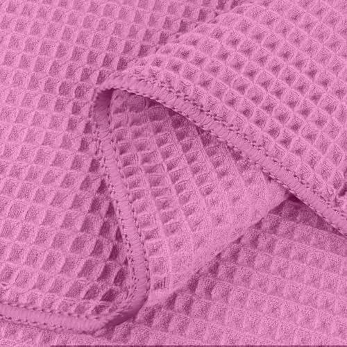 HOMEXCEL Waffle Bath Towels Set of 4 Pack, Waffle Towels for Bathroom