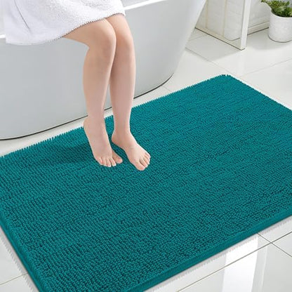 OLANLY Large Bathroom Rugs 44x32, Extra Soft Absorbent Chenille Bath Rugs