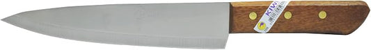 Kiwi Knife Kitchen Cut Sharp Blade Cookware Stainless Steel Size (8 Inches) No.288,Brown
