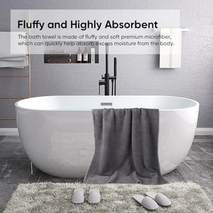 HOMEXCEL Bath Sheets 2PK, 35x70 in, Absorbent&Soft, Extra Large Bath Towel