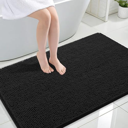 OLANLY Large Bathroom Rugs 44x32, Extra Soft Absorbent Chenille Bath Rugs