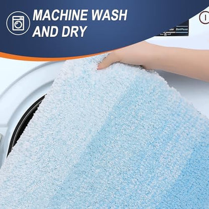 OLANLY Bathroom Runner Rug 44x24, Extra Soft Absorbent Microfiber Bath Rugs