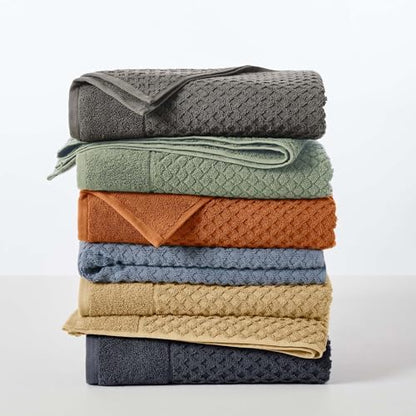 Great Bay Home Bath Towels - 100% Cotton 4 Pack 54x27 Bath Towel Set - Absorbent, Durable, Quick-Dry Towels for Bathroom (Sand)