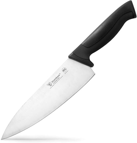8-Inch Chef Knife, NSF Certified Razor-Sharp High Carbon Stainless Steel Blade – Ergonomic Color Coded Handle, Non-Slip Grip Kitchen Knife, DT-10 Series, Black