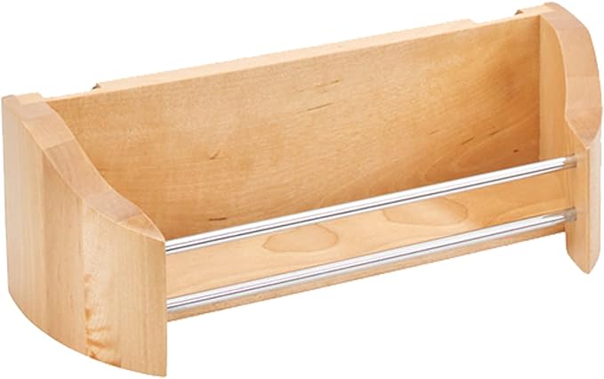 Rev-A-Shelf 11" Single Cabinet Door Mount Wood Storage Tray