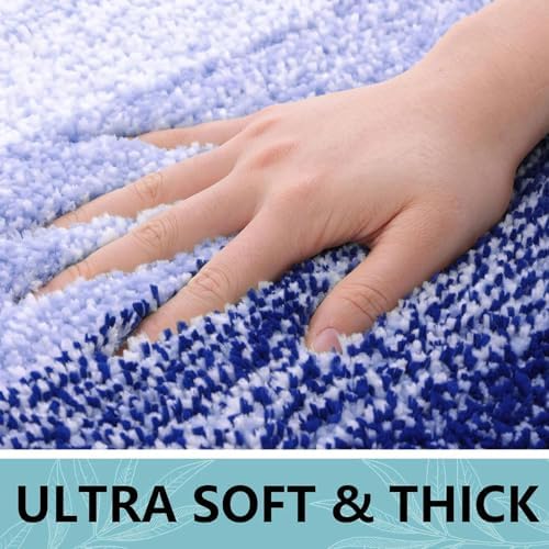 Arotive Microfiber Bathroom Rugs, Shaggy Soft Absorbent Bath Rug, 30x20