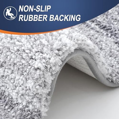 OLANLY Bathroom Runner Rug 44x24, Extra Soft Absorbent Microfiber Bath Rugs