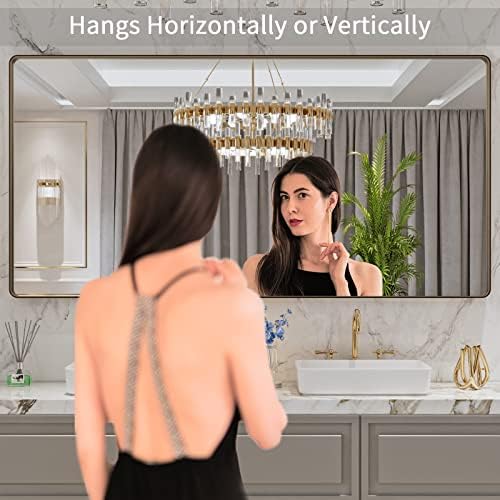 LOAAO 72"X36" Bronze Bathroom Mirrors