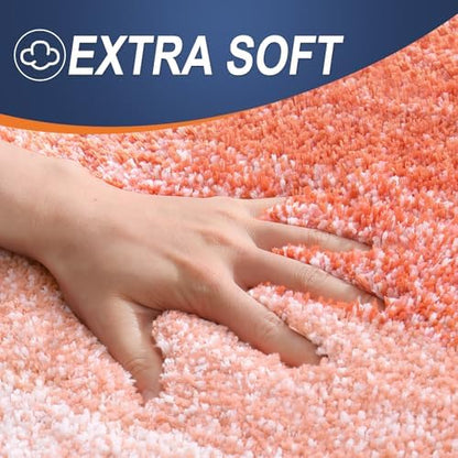 OLANLY Bathroom Runner Rug 54x24, Extra Soft Absorbent Microfiber Bath Rugs