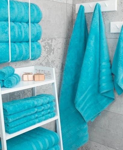 American Soft Linen 100% Cotton Luxury Turkish Towels, 4 PC Bath Towel Set