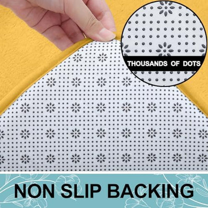 Smiry Memory Foam Bath Mat 47x20, Extra Soft and Absorbent Bathroom Rugs