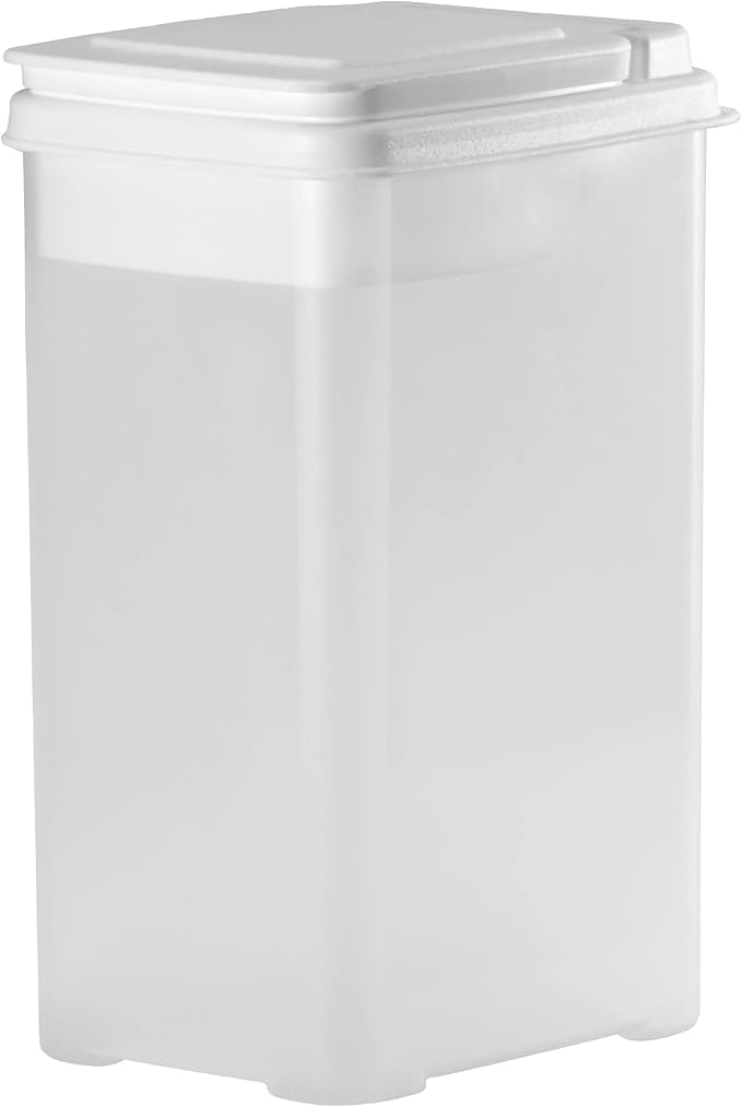 Buddeez Flour and Sugar Container - 3.25 Quart All Purpose Kitchen Organization and Storage Unit, Large Food Storage Container For Kitchen and Organizing Your Pantry (with Scoop)