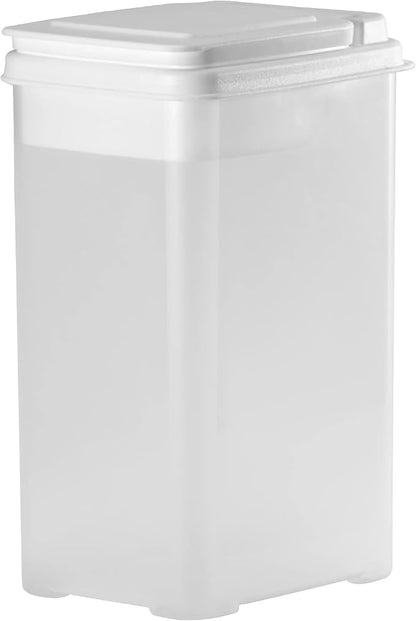 Buddeez Flour and Sugar Container - 3.25 Quart All Purpose Kitchen Organization and Storage Unit, Large Food Storage Container For Kitchen and Organizing Your Pantry (with Scoop)
