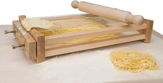 Eppicotispai "Chitarra" Pasta Cutter with 32cm/12.5-Inch Rolling Pin