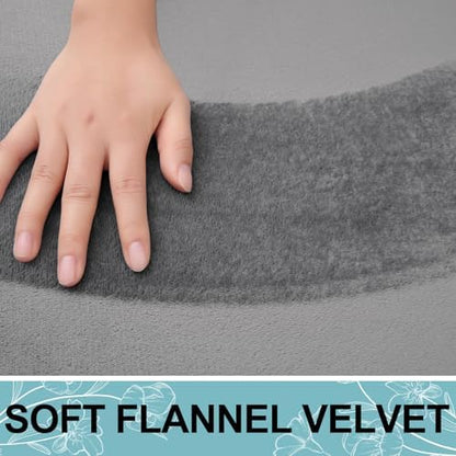 Smiry Memory Foam Bath Mat 30x20, Extra Soft and Absorbent Bathroom Rugs