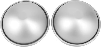 5 Inch Dome Cake Pan, 2 PCS Football, Hemisphere Cake Mold, 3D Soccer Cake Pan, Aluminum Cake Decorating Mold Nonstick Baking Tool