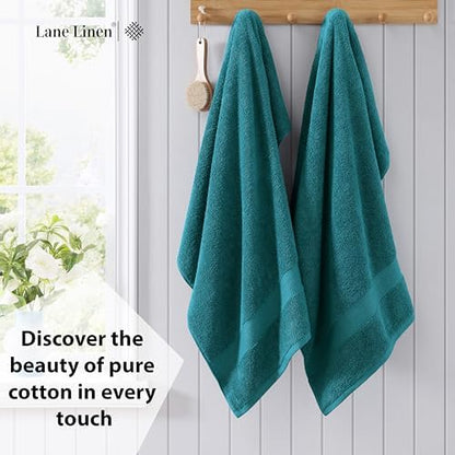 LANE LINEN Bath Sheets 2 Pack Oversized Soft Absorbent - Sea Port