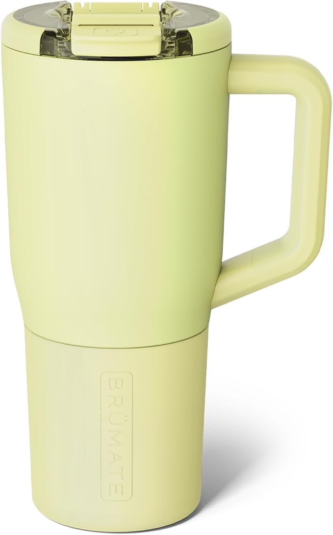 BrüMate Müv - 25oz 100% Leak Proof Insulated Coffee Mug with Handle & Lid - Stainless Steel Coffee Travel Mug - Double Walled Coffee Cup (Prickly Pear)