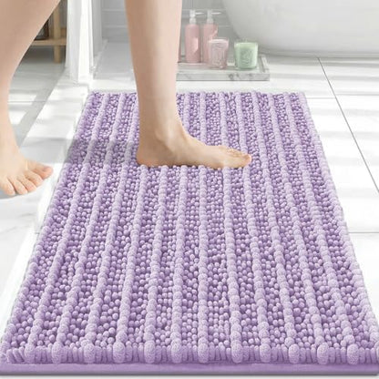 Arotive Bathroom Rugs Mat 24x16, Soft Absorbent Chenille Shaggy Bath Mat
