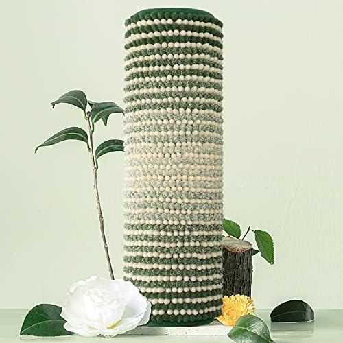 BSICPRO Bathroom Rugs, 20x32 Chenille Bath Mats, Green