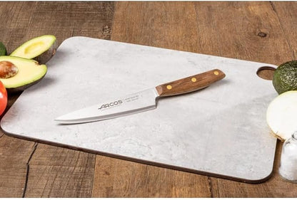 Arcos Kitchen Knife 6 Inch Stainless Steel. Professional Kitchen Knife for Cooking. Ovengkol Wood Handle 100% natural FSC and 160 mm Blade. Series Nordika
