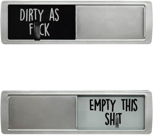 Kitchen Dishwasher Clean Dirty Magnet Funny Sign for Home Organization, Kitchen Gadgets, Home Decor, Kitchen Accessories, Dirty Clean Indicator Slider, Laundry Room Organization Magnets, Cute